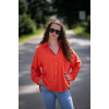 Lněná propínací košile oversize Sarah John Paris M2080