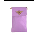Kabelka malá crossbody-mobil ,kůže 999 Itálie