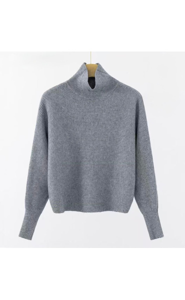 Trendy rolák žebrovaný úplet T5167