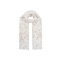 Dámská šála s výšivkou a flitry E-09542