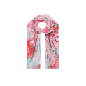 Dámská šála vzor kočka E-09648