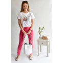 Kalhoty jeans color A1355/5303/MC-8139 Itálie
