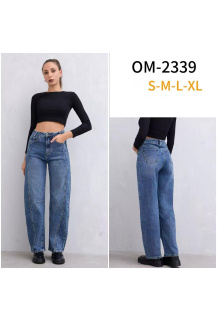 Džínové kalhoty barrel Ormi 2339