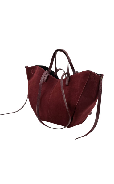 Velká kabelka z broušené kůže 650-c Itálie