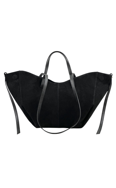 Velká kabelka z broušené kůže 650-c Itálie