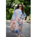Hedvábné šaty oversize 8663 Italy