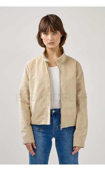 Stylová bunda imit. broušené kůže Nyx ESC 5175