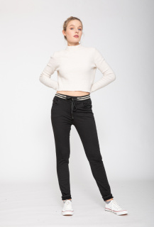 Kalhoty jeans color Onado H2505-M černá