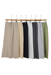 Teplákové kalhoty wide leg DZ1016 