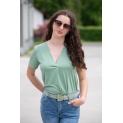 Elegantní halenka kr. rukáv U10712