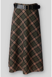 Sukně karo s páskem WAY 23296 C