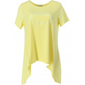 bavlněná tunika triko žlutá