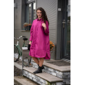 Košilové šaty over size s kapsami B9356