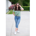 Elegantní halenka kr. rukáv U10712