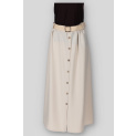Dlouhá sukně s knoflíky 25069