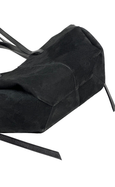 Velká kabelka z broušené kůže 650-c Itálie