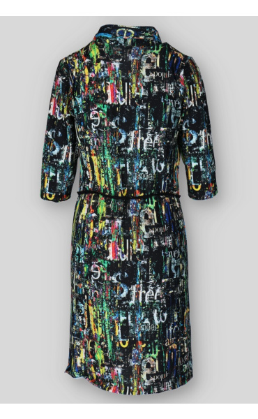 Šaty košilové 3/4 rukáv 4305 Pratto