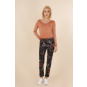 Kalhoty jeans color Onado H686-H černá