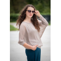 Halenka hedvábí jednobarevná Itálie 2606