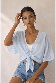 Krátké bolerko s vázáním WAY 23994