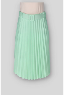 MIDI sukně plisé s páskem 29398