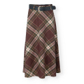 Sukně karo s páskem WAY 23296