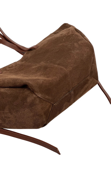 Velká kabelka z broušené kůže 650-c Itálie