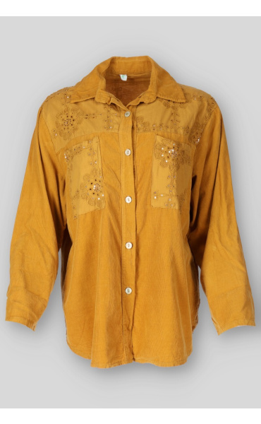 Košile manšestr kombinovaná SF 25446