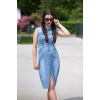 Džínové šaty bez rukávu Ormi 9880