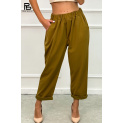 Stylové kalhoty do gumy Lamiar 33689