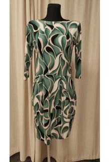 Šaty denní s 3/4 rukávem 4298 Pratto