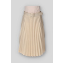 MIDI sukně plisé s páskem 29398