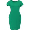 basic bavlněné šaty zelená