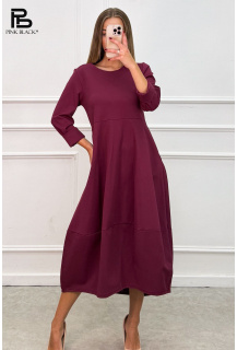 Dlouhé balónové šaty Lamiar 36190