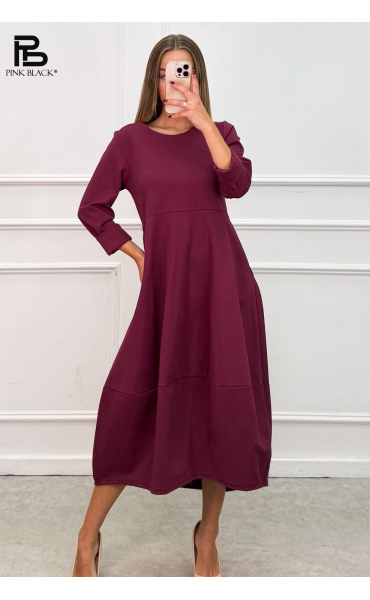 Dlouhé balónové šaty Lamiar 36190