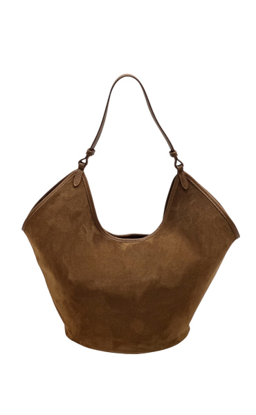 Velká kabelka z broušené kůže 686-c Itálie