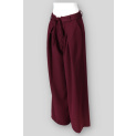 Široké kalhoty s vázáním VOGUE 17293