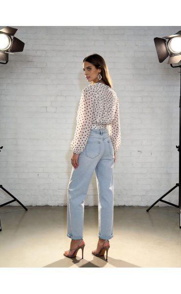 Kalhoty džínové WIDE-LEG 3D-9345