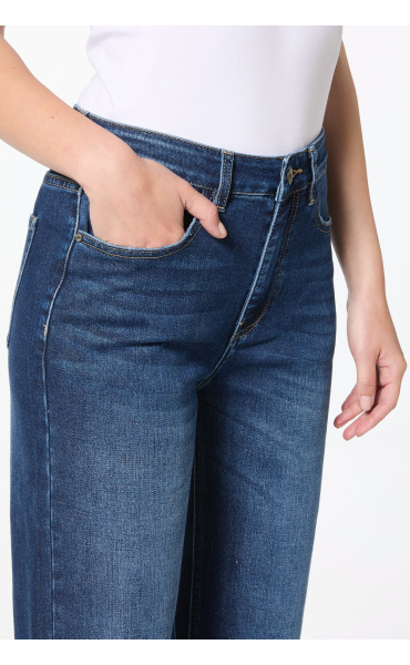 Kalhoty džínové WIDE LEG 3D-9289