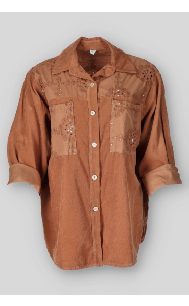 Košile manšestr kombinovaná SF 25446