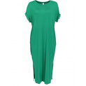 basic midi šaty s kapsami  zelená