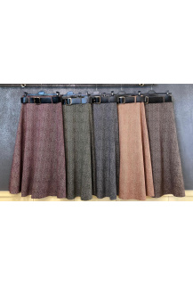 Sukně vzor s páskem WAY 23296 D