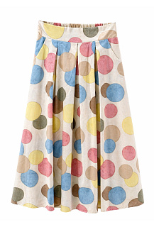 Dlouhá sukně s potiskem U13231