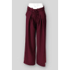 Široké kalhoty s vázáním VOGUE 17293