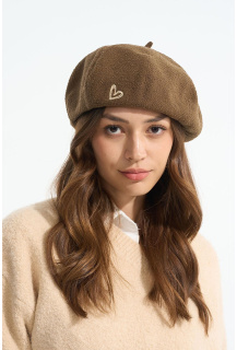 Dámský baret srdce H-29391
