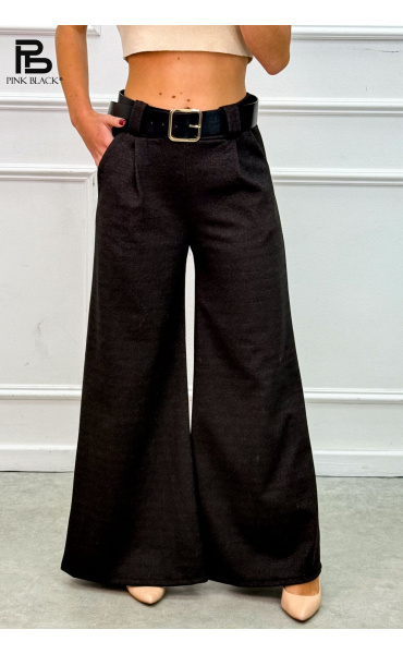 Kalhoty široké s páskem 1639