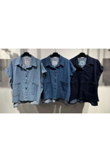 Stylová vesta jeans 11053