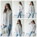 Košile oversize s aplikací (TEDDY) 39806