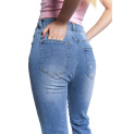 Kalhoty džínové boyfriend 3D-1360-1 Itálie 