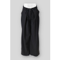 Široké kalhoty s vázáním VOGUE 17293